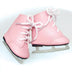 Sophia'S Pink Ice Skates with Pink Laces for 18" Dolls