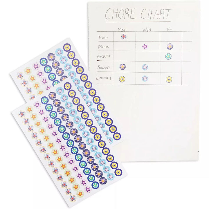 Bright Creations 2730 Teacher Stickers, Small Reward Chart Stars Stickers for Kids, Students, 91 X 30 Sheets