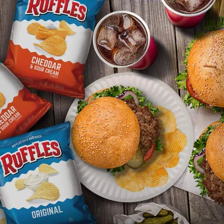 Ruffles Double Crunch Hot Wings Potato Chips, 13.75 Oz.