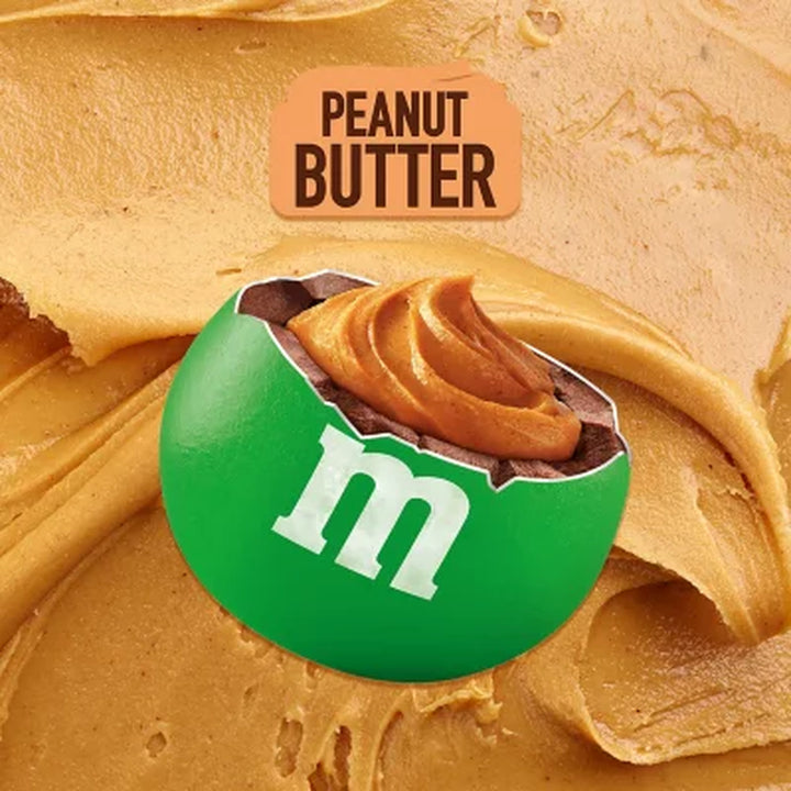 M&M'S Peanut Butter Milk Chocolate Candy, 55 Oz.