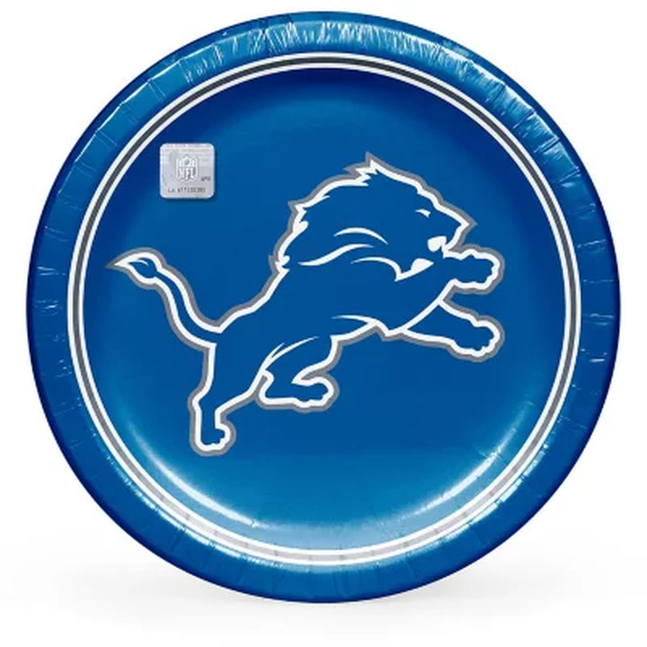 NFL Dinner Paper Plates, 10", 85 Ct. (Choose Team)