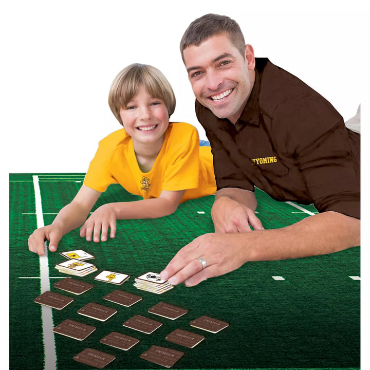 Masterpieces Officially Licensed NCAA Wyoming Cowboys Matching Game for Kids and Families.