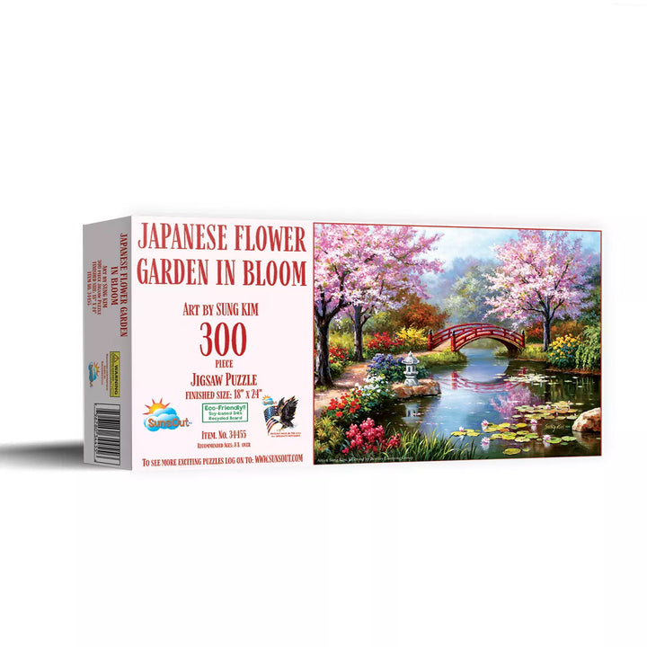 Sunsout Japanese Garden in Bloom 300 Pc Jigsaw Puzzle 34455