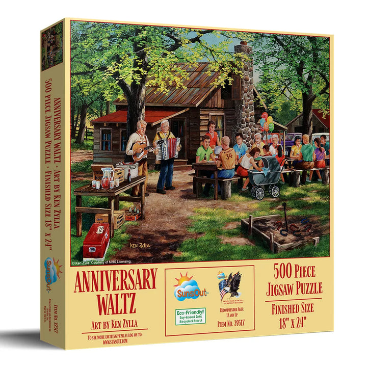 Sunsout Anniversary Waltz 500 Pc Jigsaw Puzzle 39517