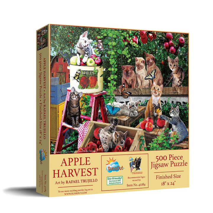 Sunsout Apple Harvest 500 Pc Jigsaw Puzzle 42284