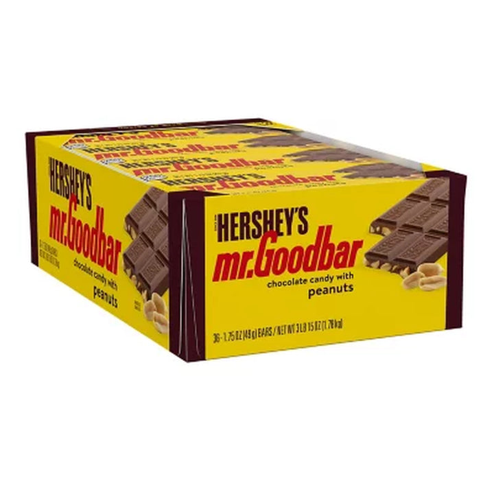 HERSHEY'S Mr. Goodbar Chocolate with Peanuts Candy, 1.75 Oz., 36 Pk.