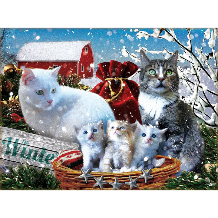 Sunsout Winter Kitties 300 Pc Christmas Jigsaw Puzzle 42227