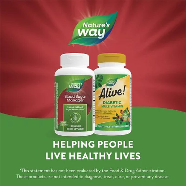 Nature'S Way Blood Sugar Manager Capsules 180 Ct.