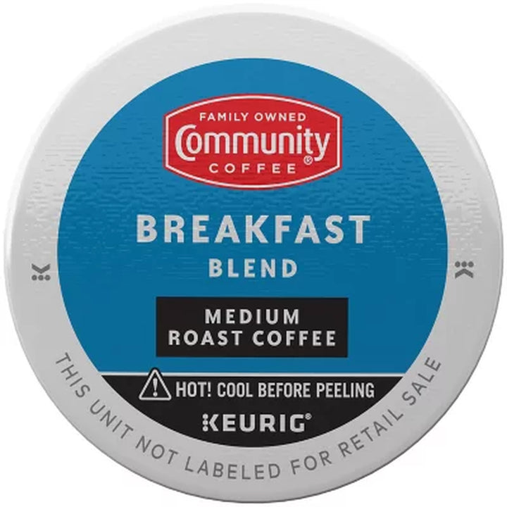 Community Coffee Breakfast Blend Medium Roast Single Serve 72 Ct.