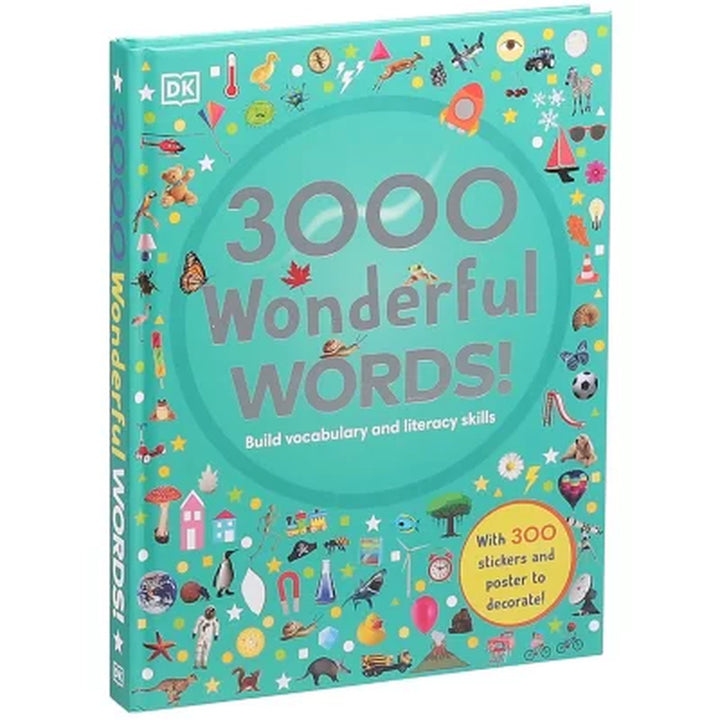 3,000 Useful Words with Stickers (Hardcover)