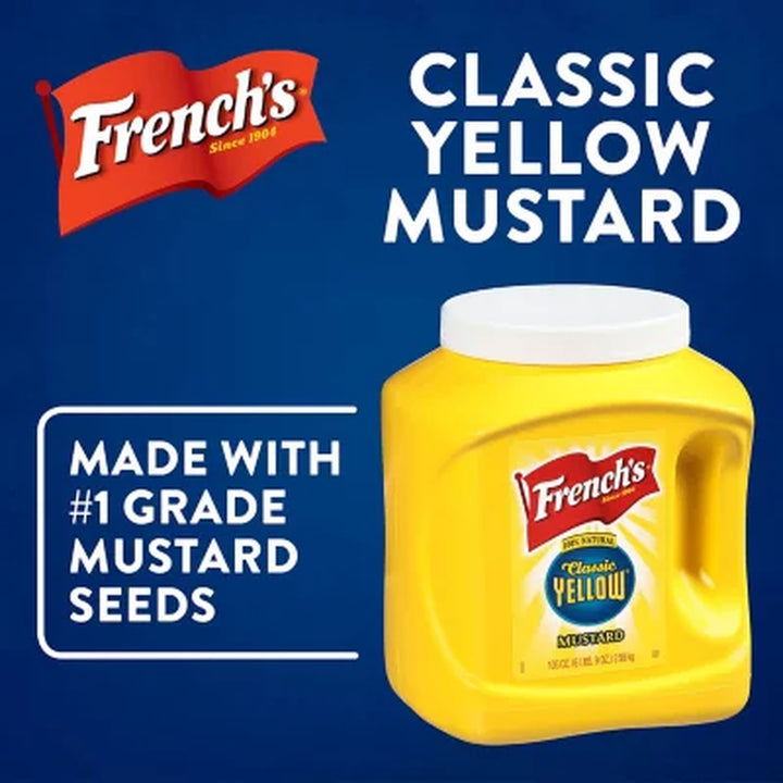 French'S 100% Natural Classic Yellow Mustard 105 Oz.