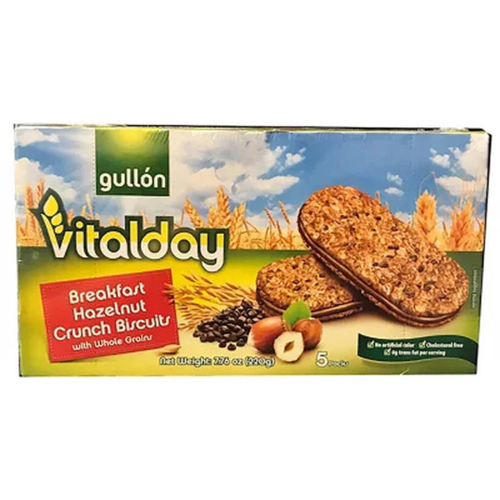Vitalday Breakfast Hazelnut Crunch Biscuits 2 Ct., 7.76 Oz.