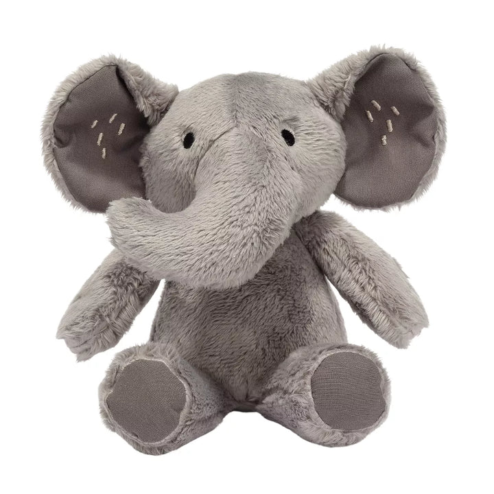 Lambs & Ivy Jungle Friends Developmental Soft Book & Elephant Plush Toy Gift Set