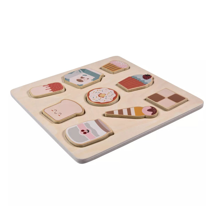 Childlike Behavior Educational Wooden Puzzle Set