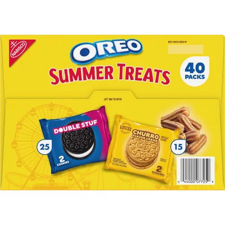 OREO Summer Treats Variety Pack, 1.02 Oz., 40 Pk.