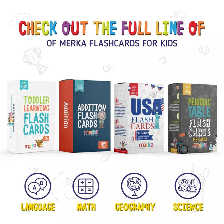 Merka Sight Words Combo Pack Set A-G 575 Flash Cards 1St Grade Learn to Read First Words Set of 575 Cards