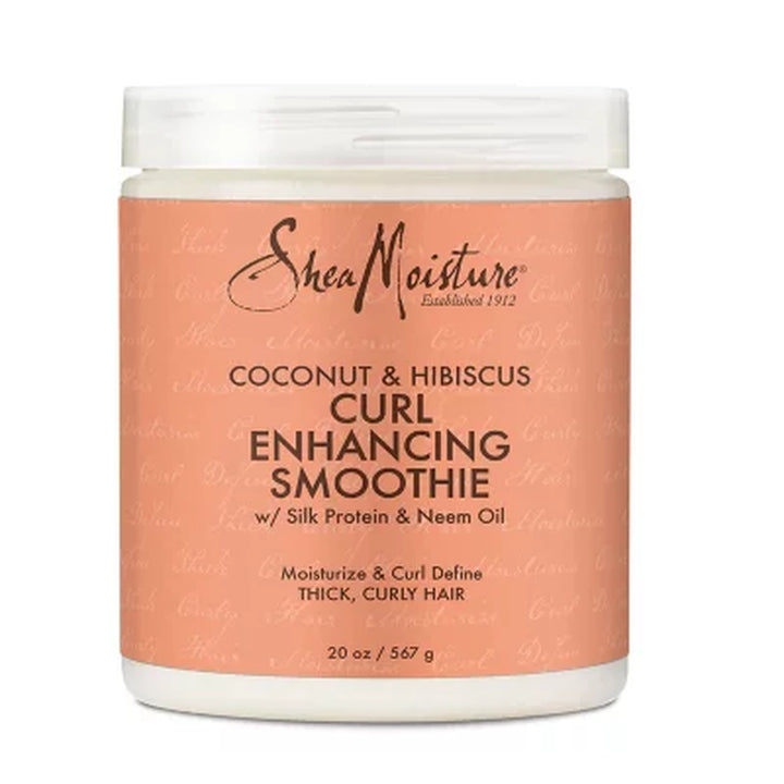 Shea Moisture Curl Enhancing Smoothie Hair Cream, Coconut and Hibiscus, 20 Oz.