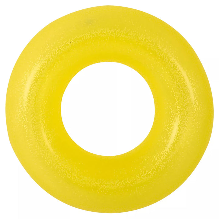 Pool Central Inflatable Inner Tube Pool Float - 35" - Yellow