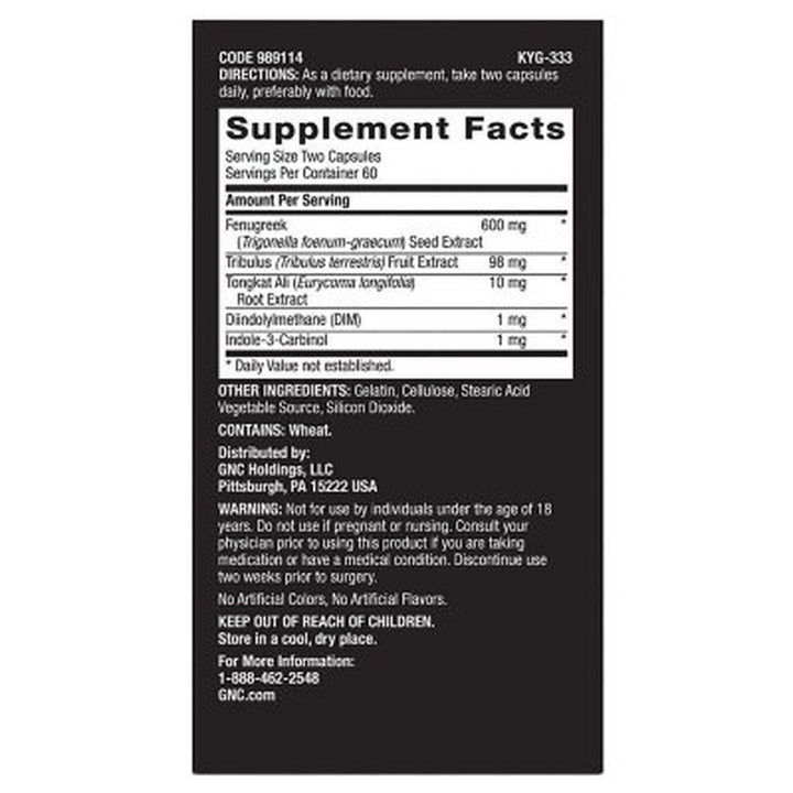 GNC Mega Men Advanced Men'S Testosterone, 120 Ct.