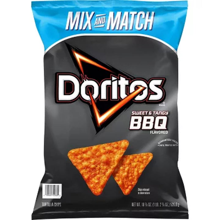 Doritos Sweet & Tangy BBQ Flavored Tortilla Chips, 18.375 Oz.