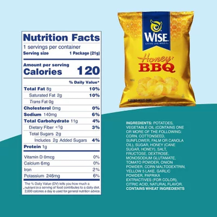 Wise Variety Pack Chips 50 Pk.