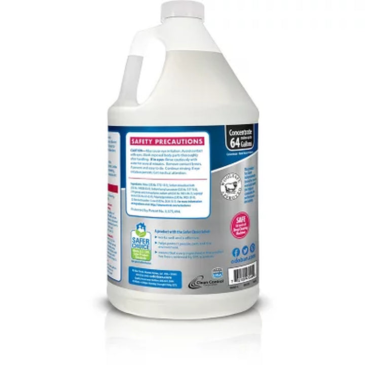 Odoban 3-In-1 Concentration Carpet Cleaner Solution, Fragrance Free (1 Gal., 4 Pk.)