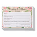 Best Paper Greetings 50 Pack Wedding Advice Cards for Bride, Bridal Shower Games, 5X7 In