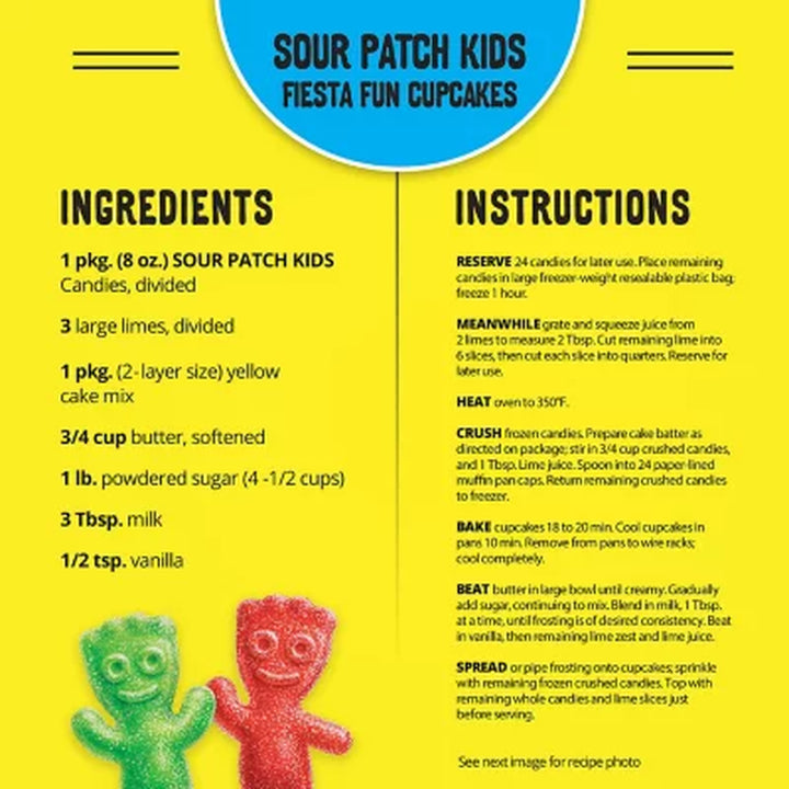 SOUR PATCH KIDS Soft & Chewy Candy, 2 Oz., 24 Pk.