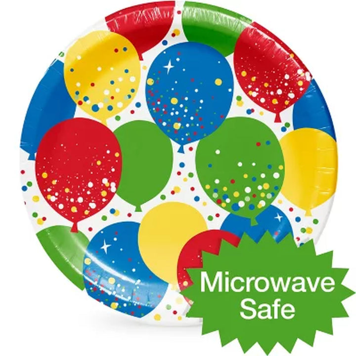 Artstyle Balloon Sparkles Birthday Paper Plates & Napkins Kit 285 Ct.