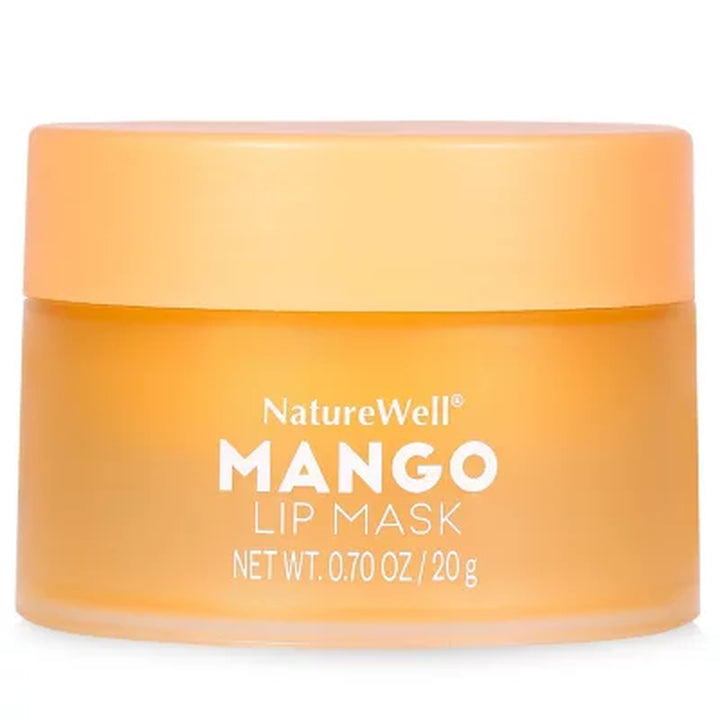 Naturewell Hydrating Lip Masks, Mango, Vanilla & Berry, 0.70 Oz., 3 Pk.