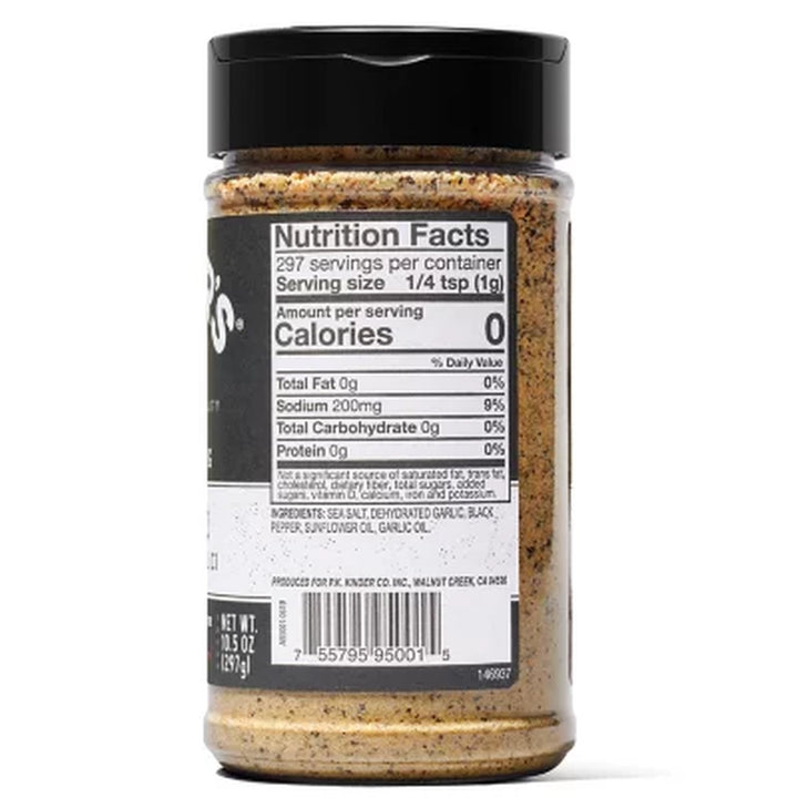 Kinder'S the Blend Seasoning Salt, Pepper and Garlic 10.5 Oz.