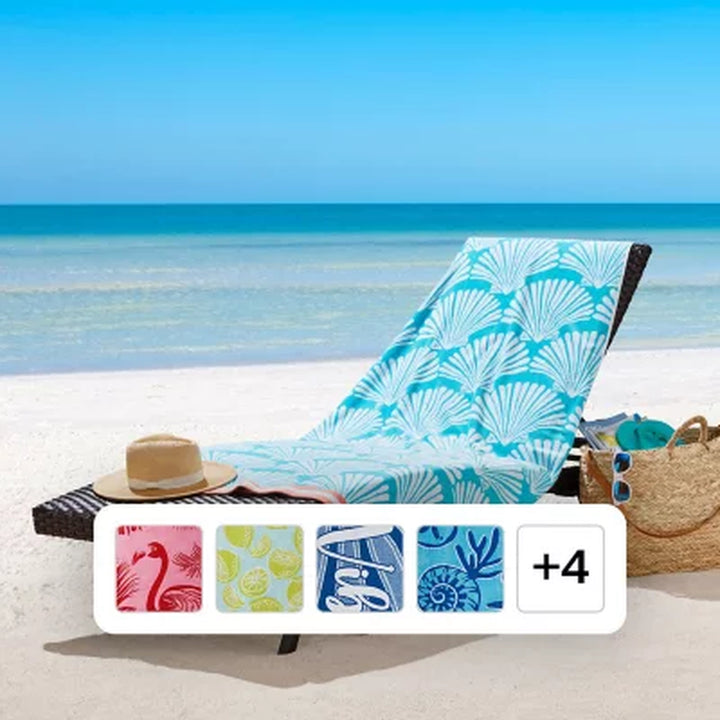 Member'S Mark Oversized 2Pk Beach Towels, 40" X 72", Assorted Designs