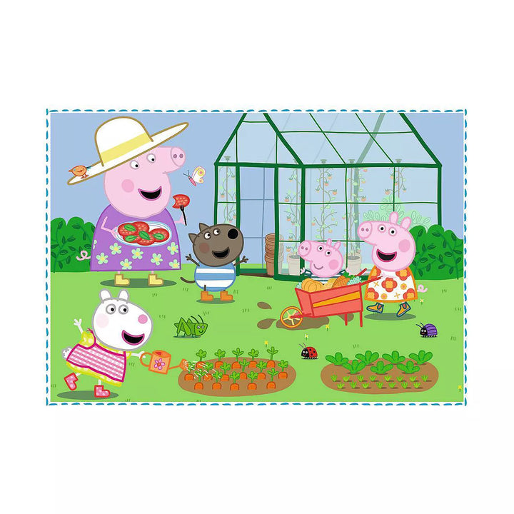 Trefl Peppapig 4 in 1 Jigsaw Puzzle - 71Pc: Educational Toy for Toddlers, Creative Thinking, Ages 3-4