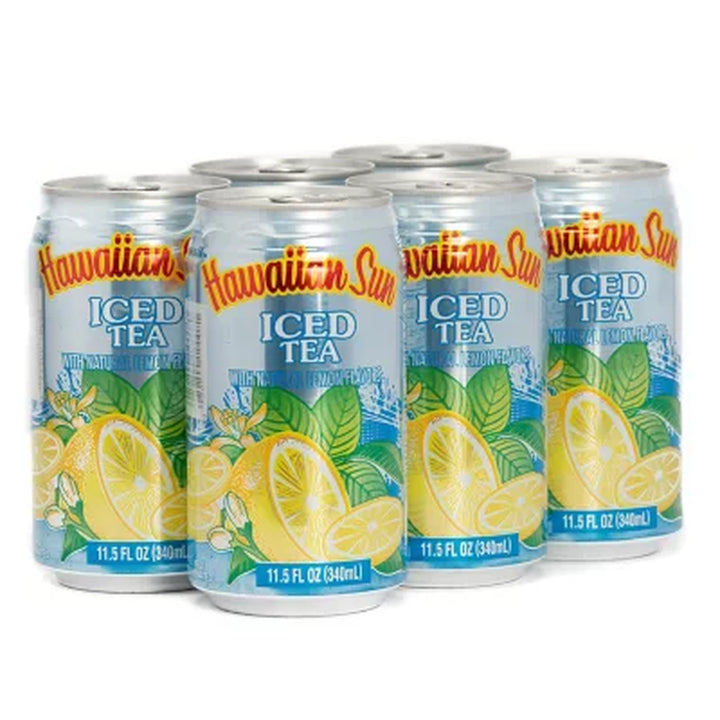 Hawaiian Sun Iced Tea with Lemon 11.5 Fl. Oz., 24 Ct.