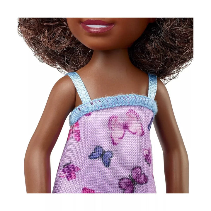 Barbie Chelsea Doll, Small Doll with Dark Brown Curly Hair