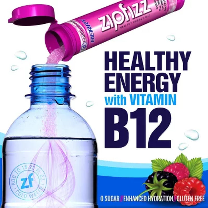 Zipfizz Energy Drink Mix, Berry 20 Ct.