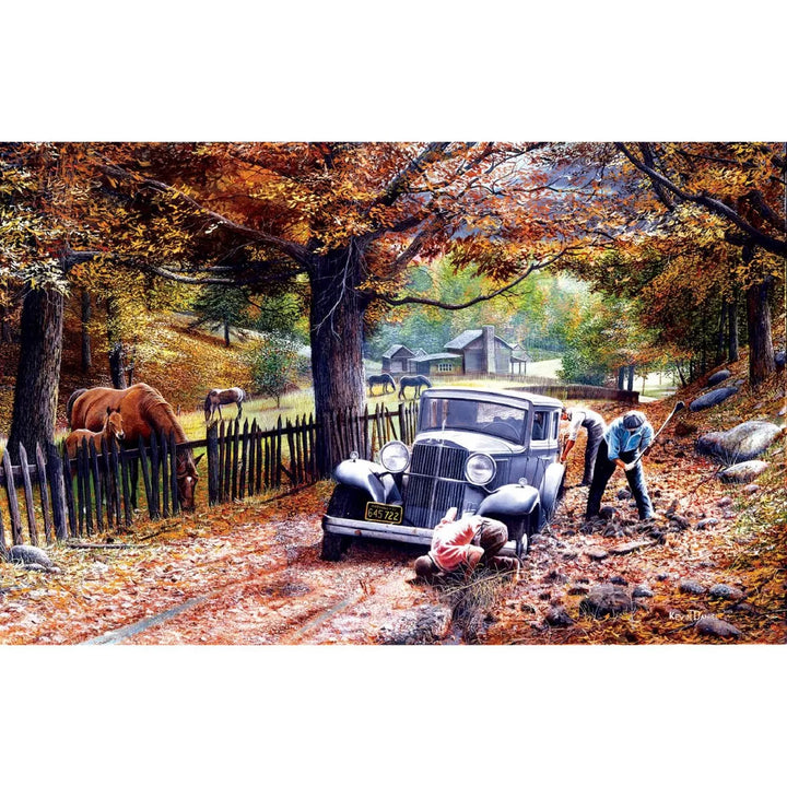 Sunsout Old Depot Road 550 Pc Jigsaw Puzzle 57773