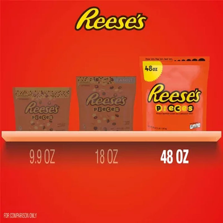 REESE'S Pieces Peanut Butter Candy, 48 Oz.