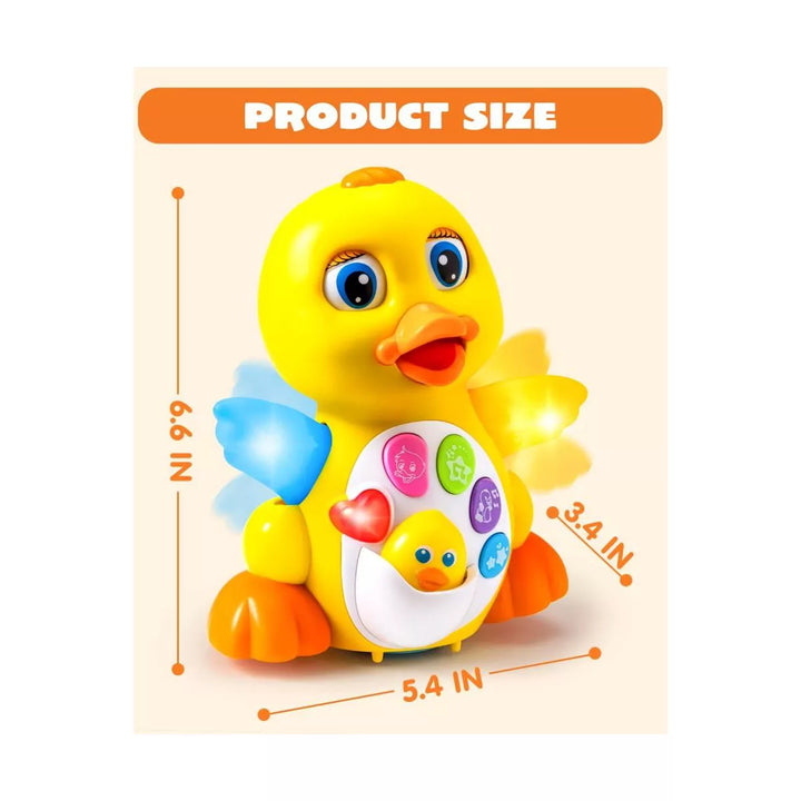 Baby Toys Duck, Infant Musical Toys, Tummy Time Toys with Music , Learning Toys, Dancing Duck Crawling Baby Toy, Baby Easter Basket Stuffers Gifts