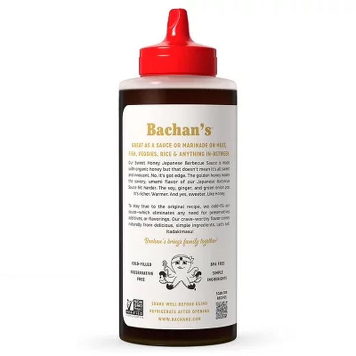 Bachan'S Sweet Honey Japanese BBQ Sauce, 26 Oz.