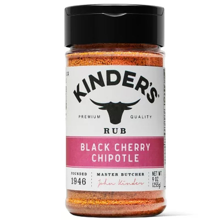 Kinder'S Black Cherry Chipotle Rub and Seasoning 9 Oz.