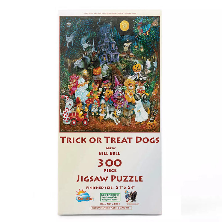 Sunsout Trick or Treat Dogs 300 Pc Halloween Jigsaw Puzzle 21899