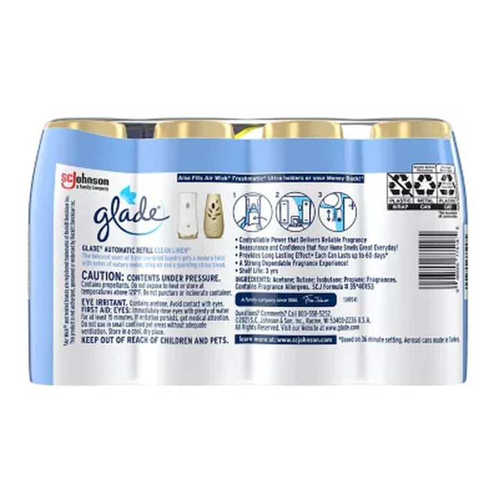 Glade Automatic Spray Air Freshener Refills, 4 Ct. (Choose Scent)