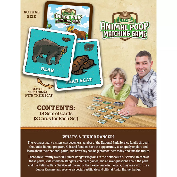 Masterpieces Officially Licensed National Parks Jr. Ranger Matching Game for Kids and Families.