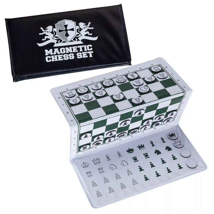 WE Games Magnetic Travel Chess Set Trifold