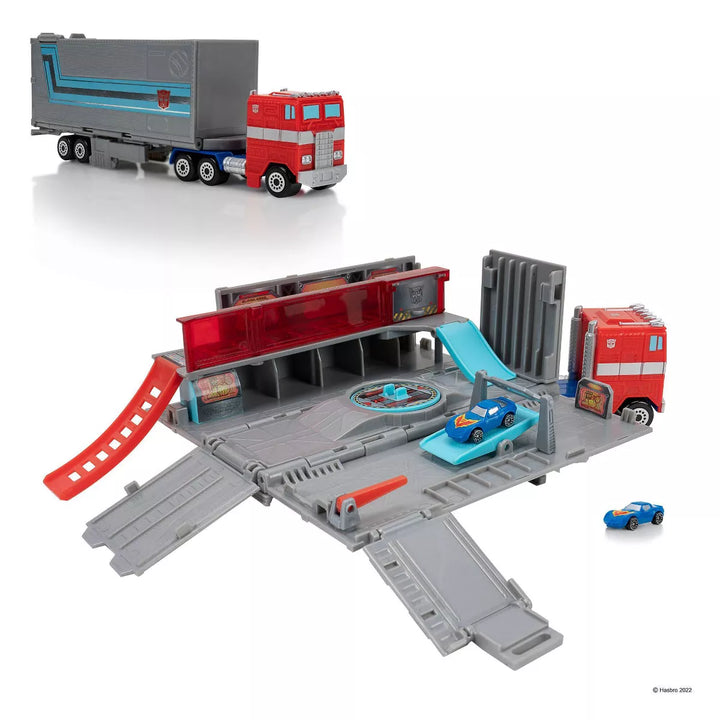 Micro Machines Optimus Prime Transformers Hauler Playset