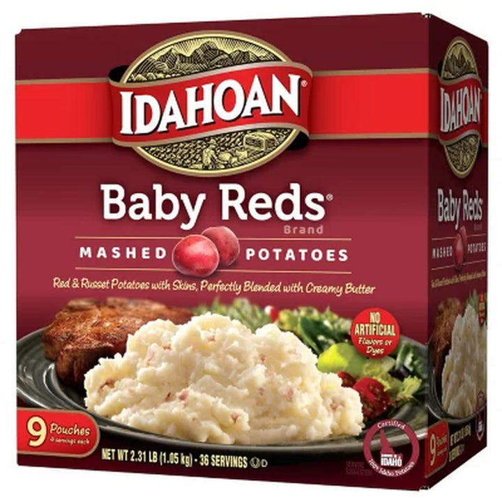 Idahoan Baby Reds Value Pack Mashed Potatoes, 4 Oz., 9 Pk.