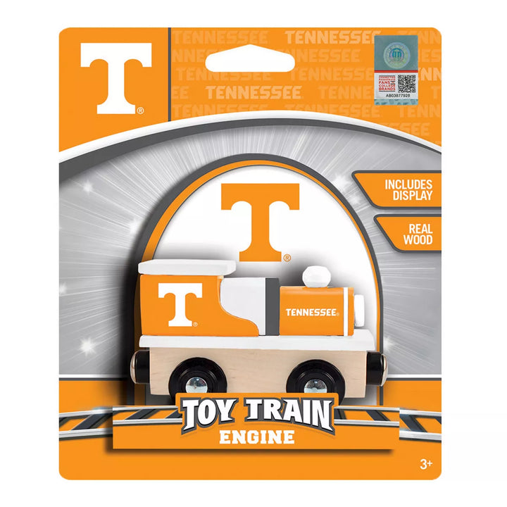 Masterpieces Officially Licensed NCAA Tennessee Volunteers Wooden Toy Train Engine for Kids.