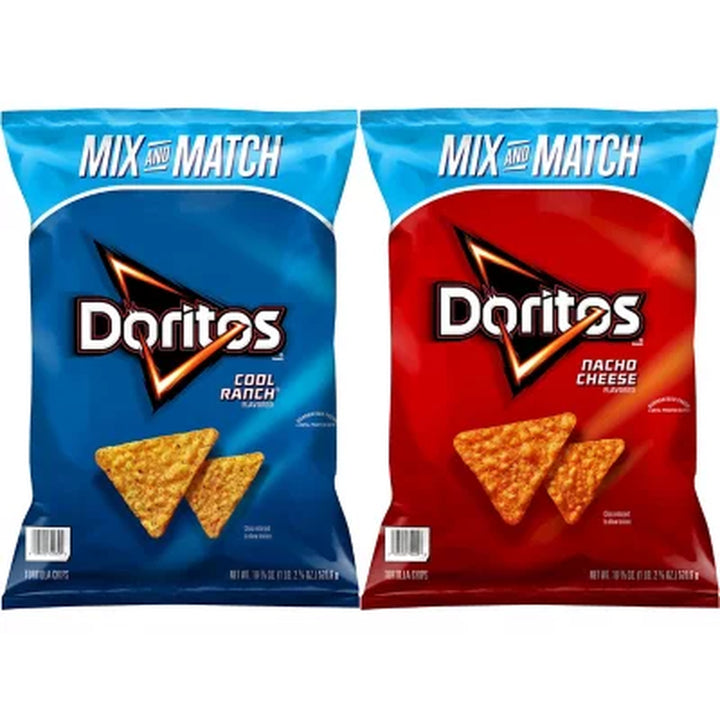 Doritos Cool Ranch Chips and Doritos Nacho Cheese Chips Bundle 2 Ct.