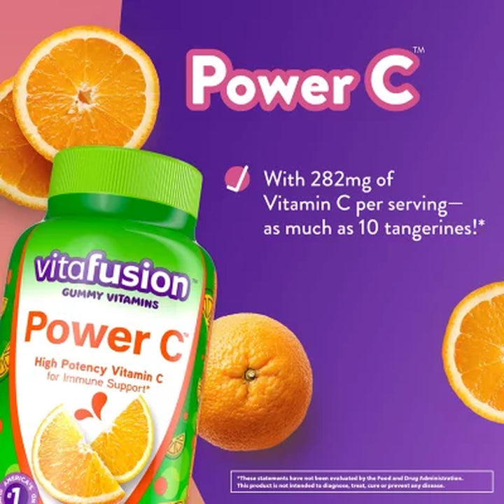 Vitafusion Power C Gummy Vitamins with Vitamin C, 220 Ct.
